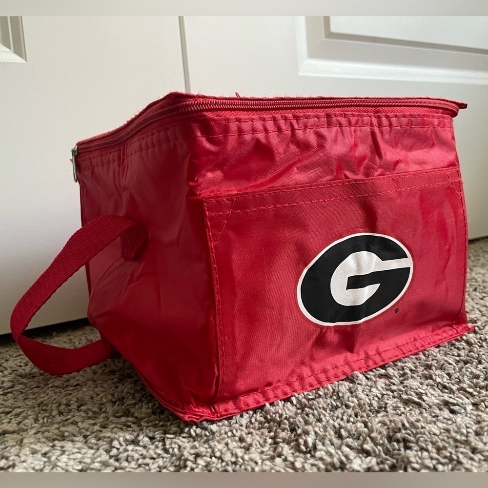 EUC - Vintage Georgia Bulldogs Small Cooler/Lunchbox - Picture 2 of 4